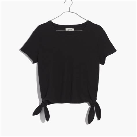 Madewell Tops Madewell Texture Thread Modern Sidetie Top Poshmark