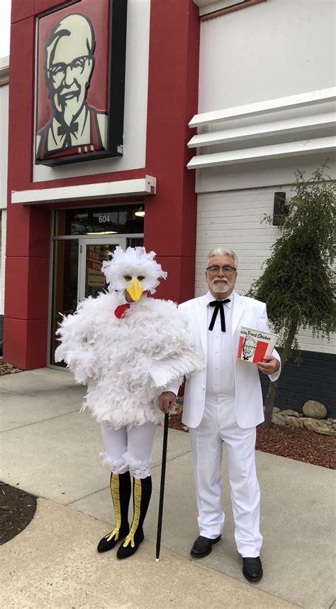 Colonel Sanders His Chicken Colonel Sanders Costume Colonel