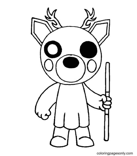 Roblox Piggy Coloring Pages Free Coloring Sheets In Porn