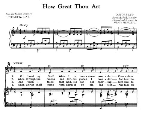 How Great Thou Art Hymnology Archive