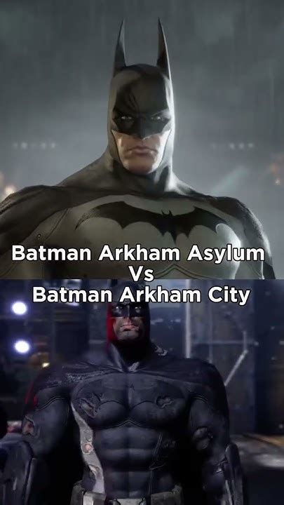 Batman Arkham Asylum Vs Batman Arkham City Batmanarkham Batman Viral