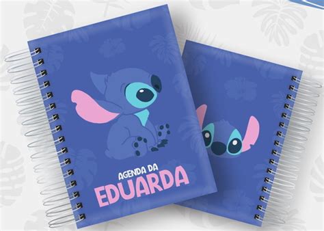 Agenda Stitch 2023 A5 Permanente Personalizada Elo7