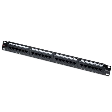 Patch Panel Utp Ports Rj Cat Techly Patch Panels Rack