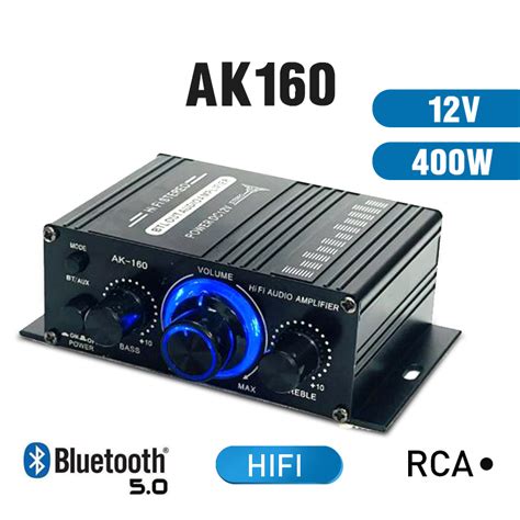 AK370 Power Amplifier 12V 40W Audio Bluetooth Mobil Car Audio AK380