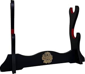 Z Fiber Sword Holder Japanese Velvet Padded Katana Stand Samurai