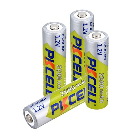 Pieces Pkcell V Aa Mah Ni Mh Rechargeable Batteries For Rc