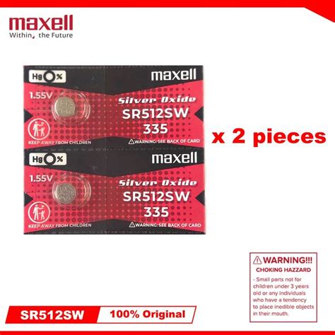 Maxell Sr Sw Silver Oxide Battery Pack Of Lazada Ph