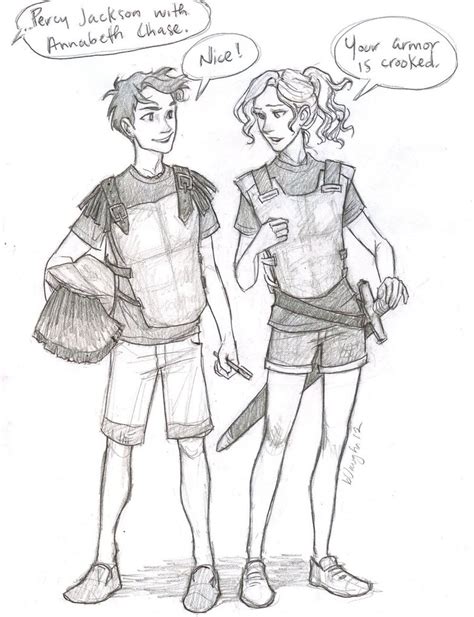 Percy and Annabeth - Percy Jackson & The Olympians Books Fan Art ...