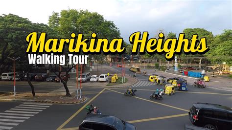 Marikina Heights Walking Tour C B Mall Marikina Heights Park Youtube