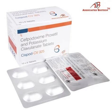 Cefpodoxime Clavulanic Acid Cispod Cv Tablet Prescription Treatment