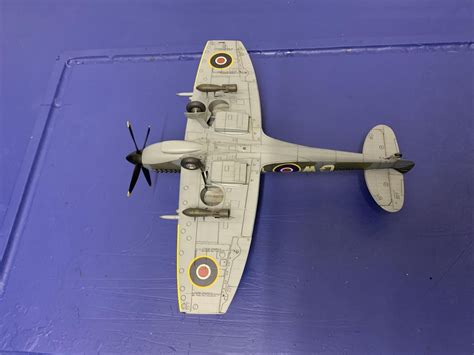 Wartime Spitfire Mk Xvi Model Build Scale Eduard Kit Late War