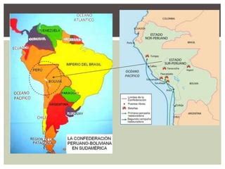 La guerra contra la confederación perú bolivia PPT