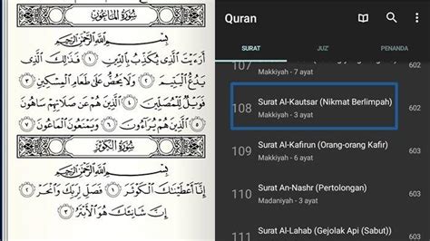 Surat Al Kausar Ayat 1 3 Dan Artinya Lengkap Tulisan Arab Latin