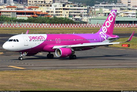 Ja P Peach Airbus A Wl Photo By Hung Chia Chen Id