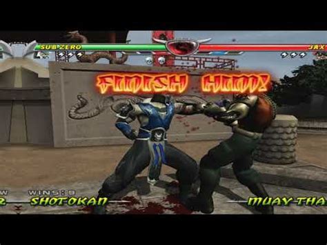 Mortal Kombat Deception All Fatalities On Jax With Glitches K