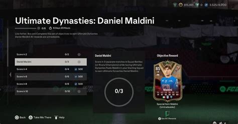 Fc 24 Ultimate Dynasties Maldini Objectives Guide