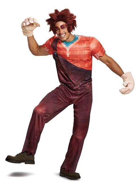 Disguise Men's Ralph Deluxe Adult Costume - Funtober