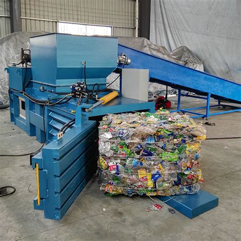 Fully Auto Horizontal Pet Bottles Baler Skbaler