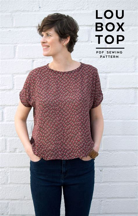 Free Sewing Pattern Boxy Top KUTRHS