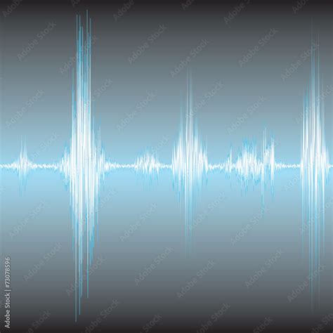 Sound waves Stock Vector | Adobe Stock