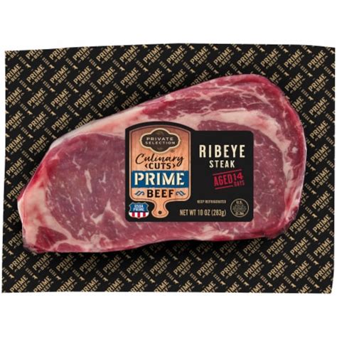 Private Selection® Culinary Cuts Prime Beef Ribeye Steak 10 Oz Kroger