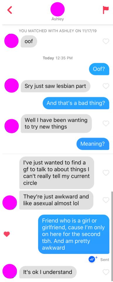 When You Get An Oof To Being A Lesbian On Lesbian Tinder Rtinder