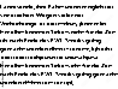 Cryptic unreadable pixel Text. Futuristic alien alphabet. Abstract illegible symbols of ...