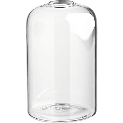 Cloche Modern Glass Bud Vase Reviews Cb2 Bud Vases Modern Glass