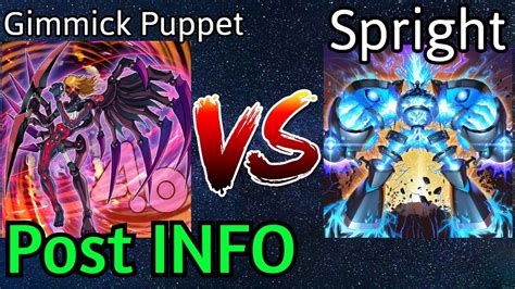 Gimmick Puppet Ftk Vs Spright Post Info Yu Gi Oh Youtube