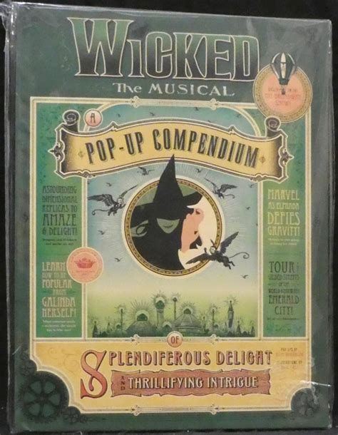 Wicked The Musical Pop Up Compendium Call Greg Illustrator Barnebys