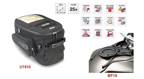 Borsa Da Serbatoio Ut810 Con Serratura Per Bmw F650gs 08 12 F700gs And F800gs Accessori Hornig