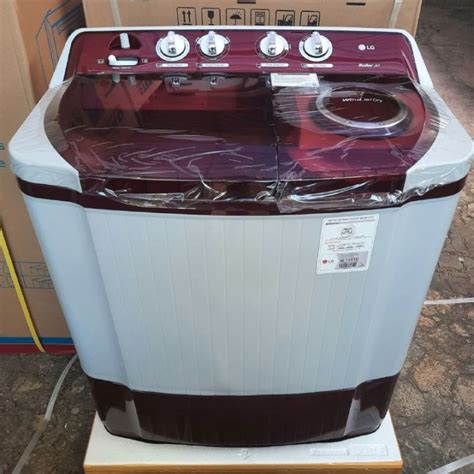 LG Mesin Cuci 2 Tabung 9kg P9050R Garansi Resmi Twin Tub Washing