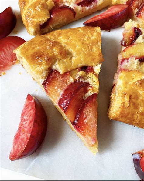 Plum Frangipane Galette E Bakes Brooklyn