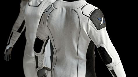 ArtStation SpaceX Space Suit Albin Merle Space Suit Flight Suit