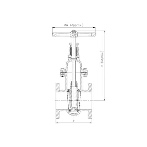 150mm Cast Iron Wedge Gate Sluice Valve Flanged Cr 19a Sant Valves