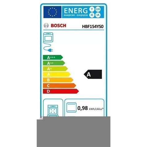 BOSCH Ugradna Rerna HBF154YS0