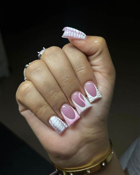 French Tip Acrylic Nails Bling Acrylic Nails Glam Nails Classy Nails