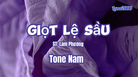 Gi T L S U Karaoke Tone Nam Youtube