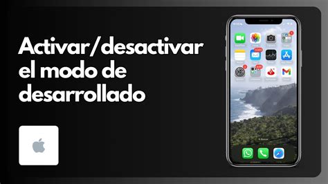 C Mo Activar O Desactivar El Modo De Desarrollador En Iphone Youtube