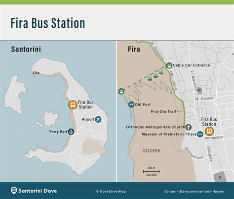 Santorini Public Bus Routes Schedules Tickets Map