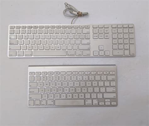 Apple MAC KEYBOARDS A1243 USB Keyboard & A1314 WIRLESS Aluminum ...