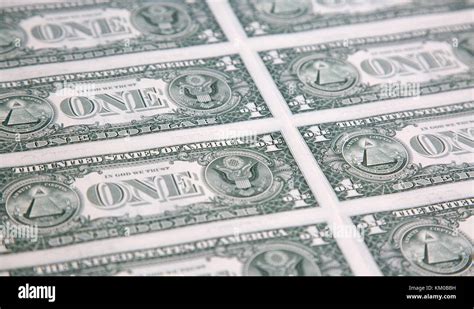 US 1 dollar banknote collection Stock Photo - Alamy