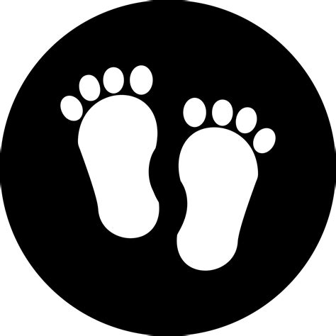 Footprint Vector Icon 20924604 Vector Art at Vecteezy