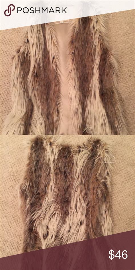 Fabulous Furs Vest Size M But Could Fit Smaller Or Larger Only Worn A