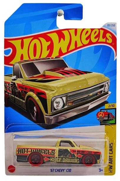 Hot Wheels 2024 Collector 083 250 Hw Art Cars 2 10 67 Chevy C Kmj Diecast Ii