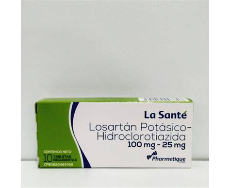 Medicina Losartan Hidroclorotiazida Mg X Tab Lter