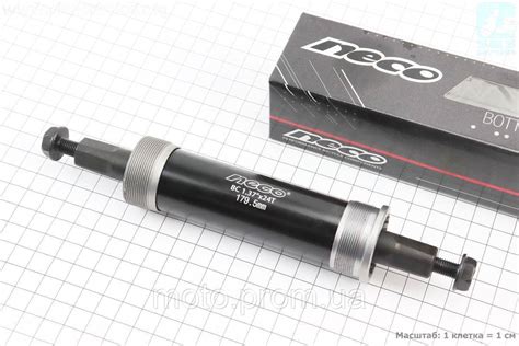 Картридж-каретка "квадрат" FAT BIKE 120х179,5мм, в Сборе Под Болт M8x17 ...