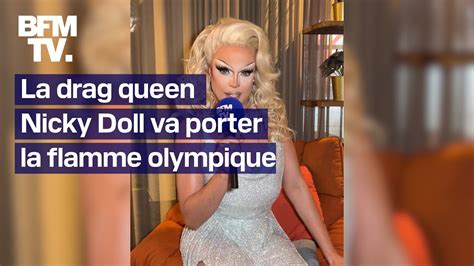 La drag queen Nicky Doll va porter la flamme olympique à Arles ce