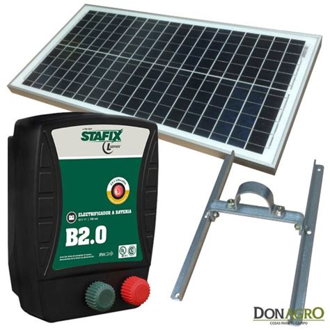 Kit Boyero Electrificador Solar Stafix ENERTIK 70km 2 0j Don Agro