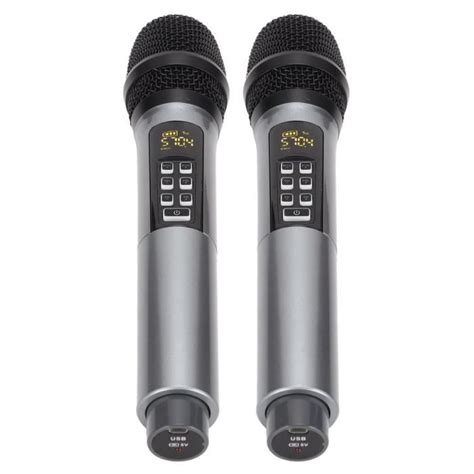 Ej Life Microphone Sans Fil Uhf Rechargeable Performances Karaoke